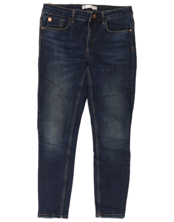 Zara Herren Skinny Jeans EU 42 Large W32 L27 Marineblau Baumwolle
