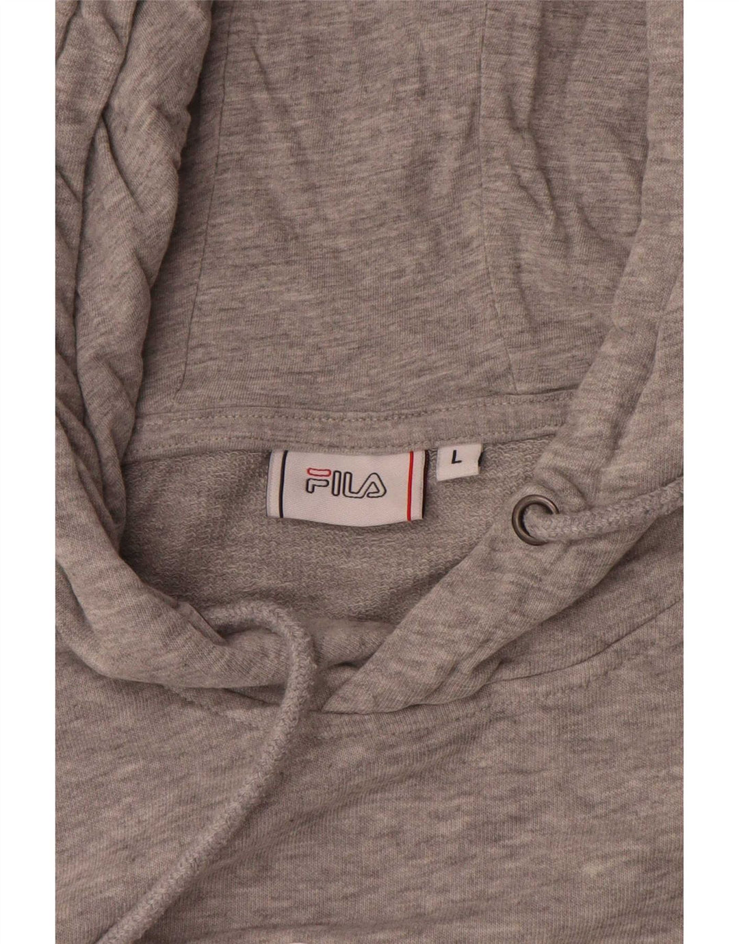 Fila Herren-Kapuzenpullover mit Grafik, groß, grau gefleckt