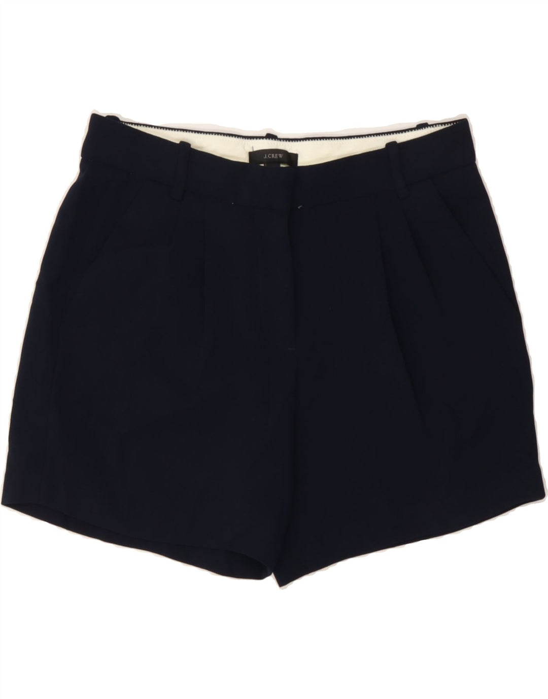 J. CREW Womens Pegged Chino Shorts US 0 XS W28  Navy Blue Polyester Vintage J. Crew and Second-Hand J. Crew from Messina Hembry 