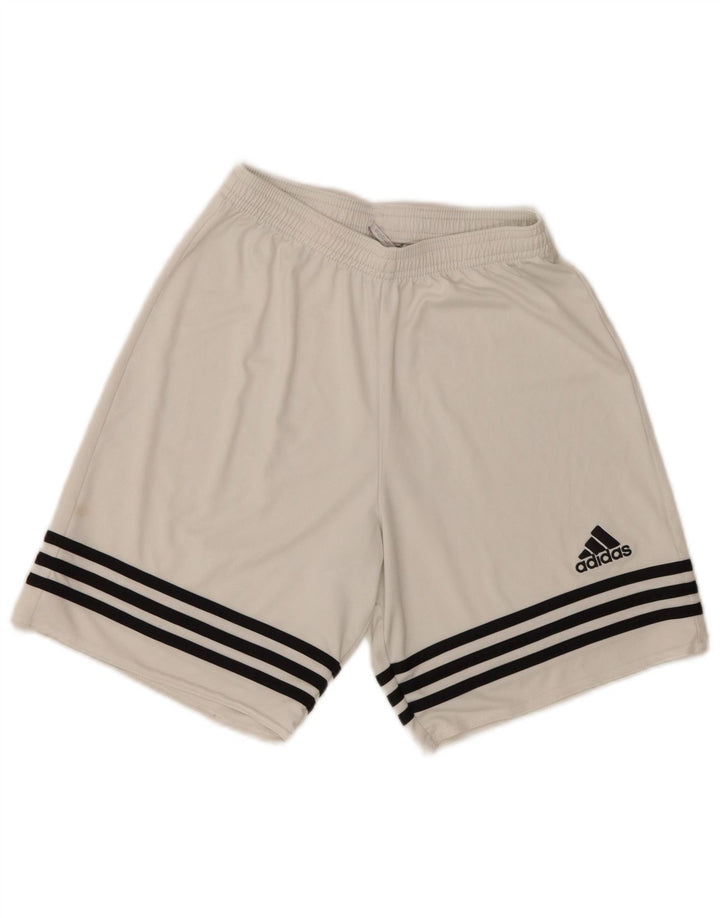 Adidas Herren Climalite Sport Shorts Small Weiß Polyester