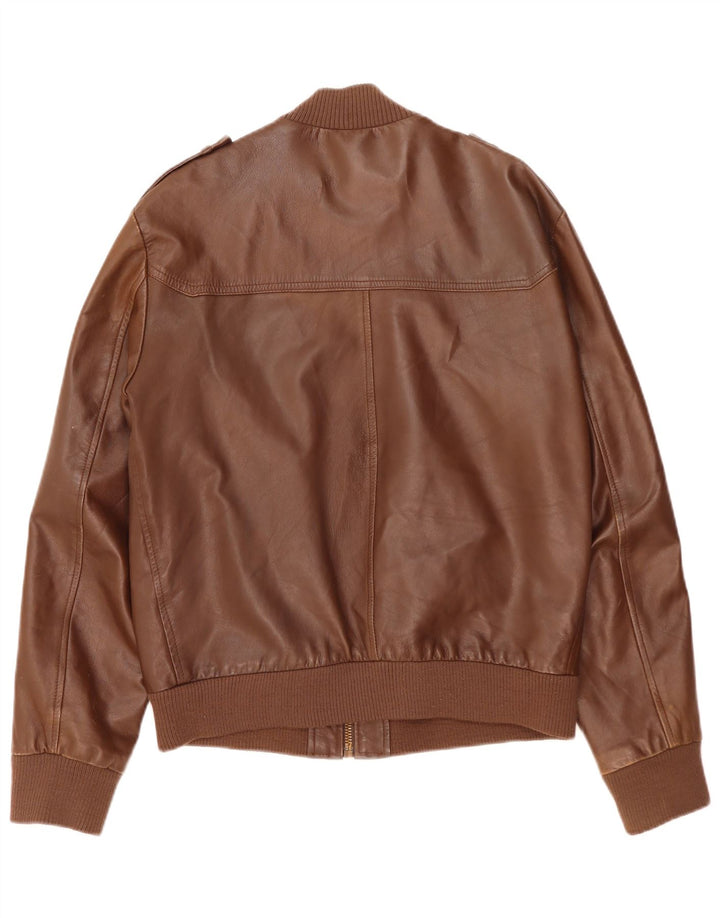 Conbipel Herren Lederjacke IT 52 Großes braunes Leder