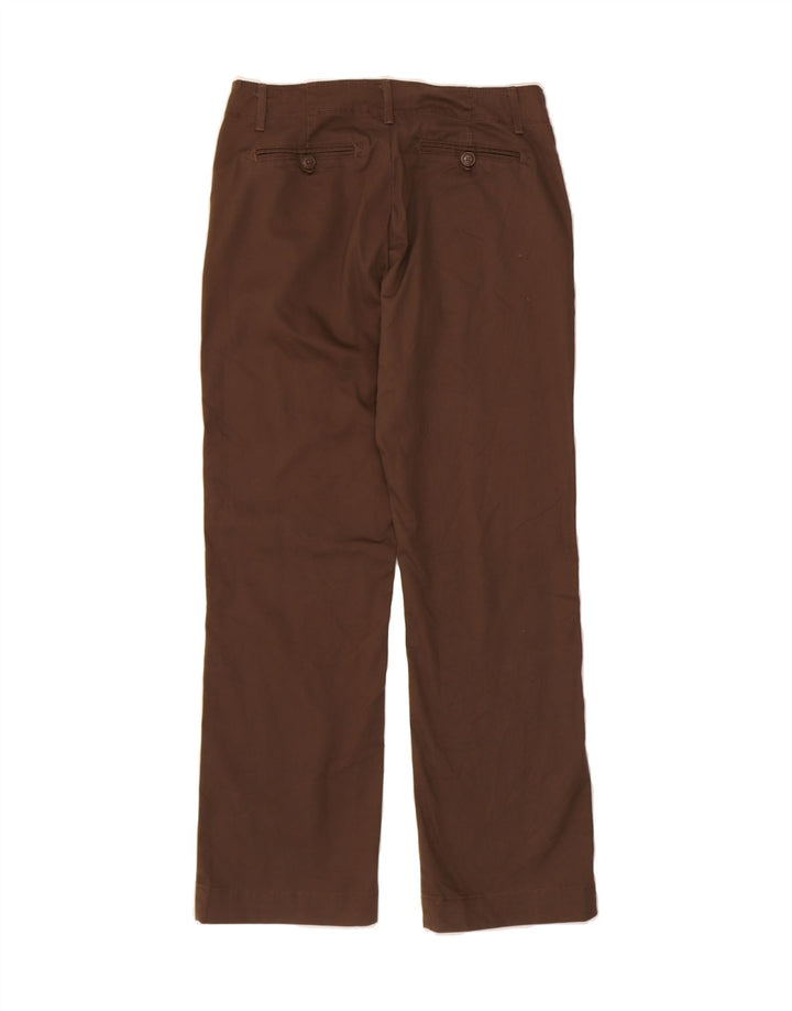 LEE Womens Mid Rise Straight Suit Trousers US 8 Medium W32 L30 Brown Vintage Lee and Second-Hand Lee from Messina Hembry 