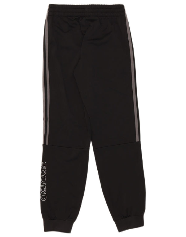 Adidas Jungen Trainingshose mit Grafik, Jogger, 11–12 Jahre, schwarzes Polyester