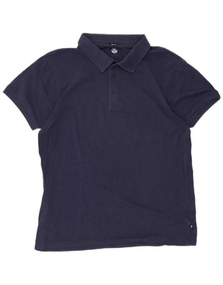 North Sails Herren Slim Fit Poloshirt 3XL Marineblau