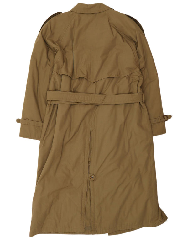 Vintage Herren Trenchcoat IT 48 Medium Khaki Polyester Classic