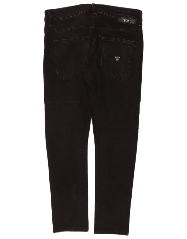 GUESS Damen Miami Super Skinny Jeans W30 L25 Schwarz