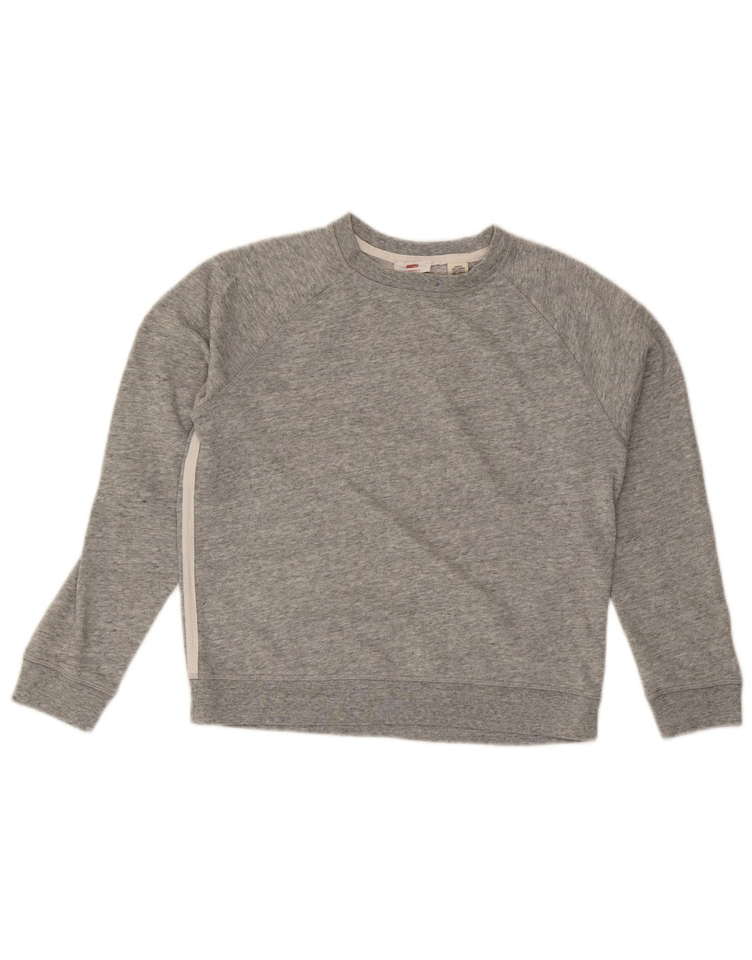 LEVI'S Womens Sweatshirt Jumper UK 14 Medium Grey