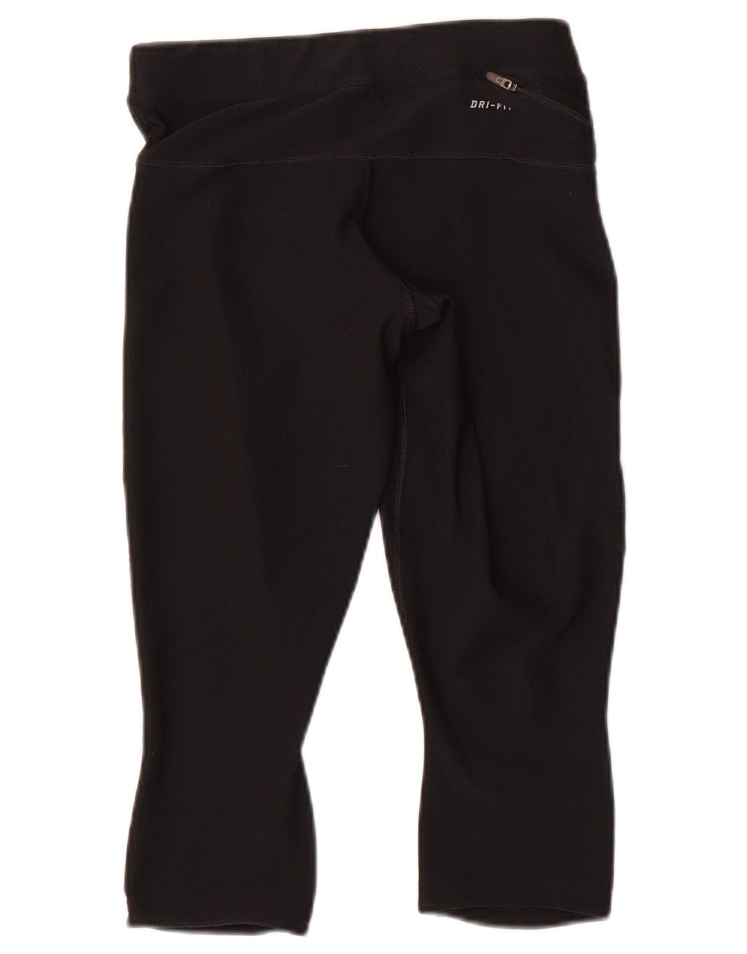 Nike Damen Dri Fit Capri Leggings UK 14 Medium Schwarz