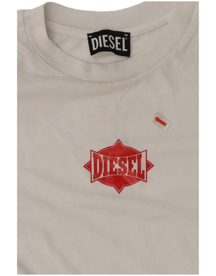 Diesel T-Shirt mit Grafik für Jungen, 13–14 Jahre, Größe L, Weiß