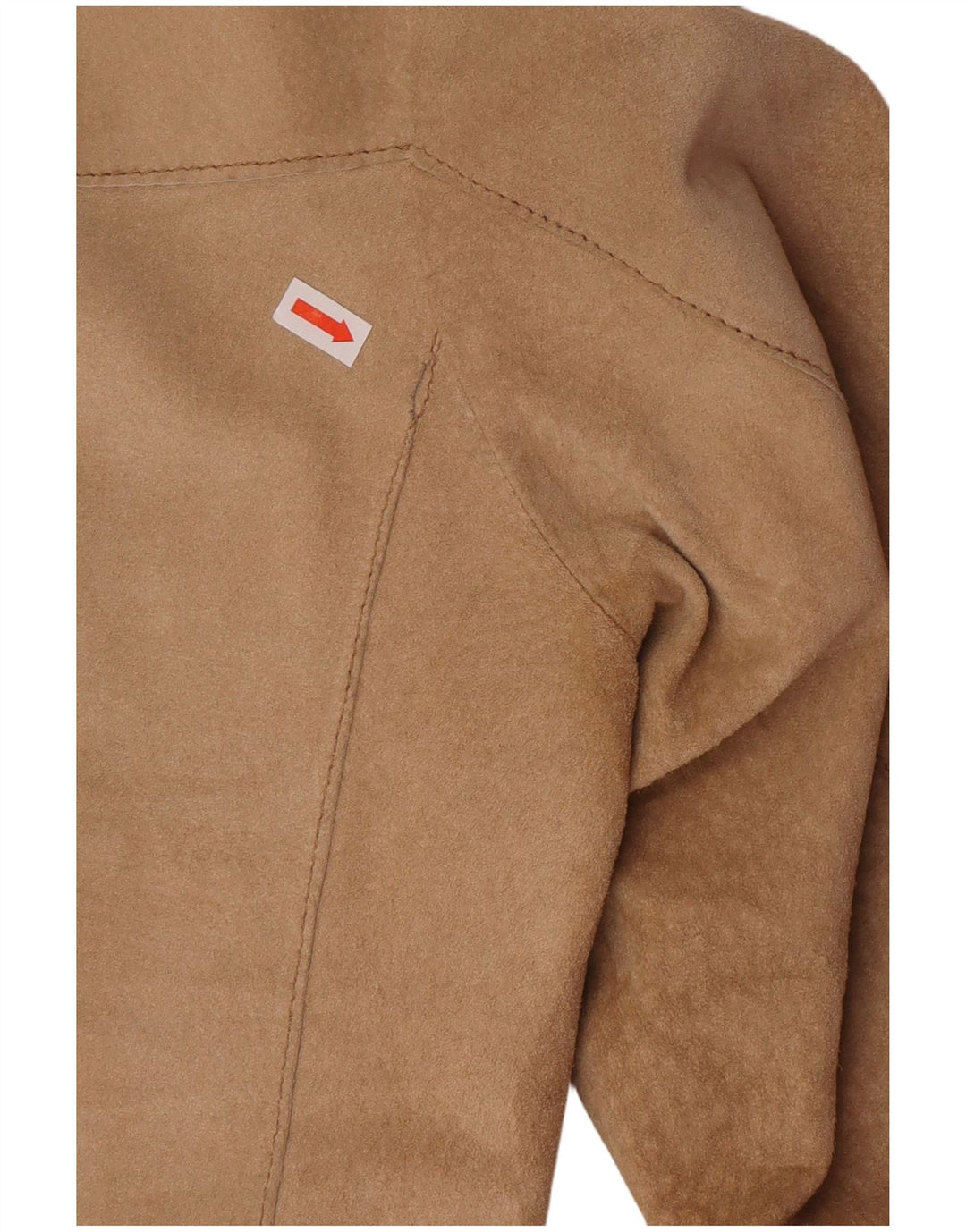 Conbipel Damen 2-Knopf-Wildleder-Blazerjacke IT 48 XL Beige Leder