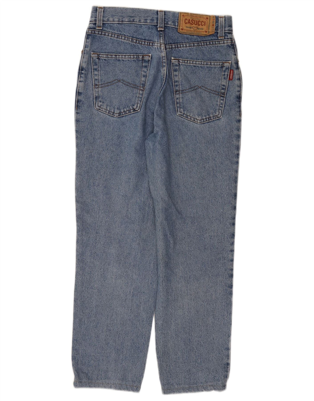 CASUCCI Damen Crop Loose Jeans W28 L24 Blau