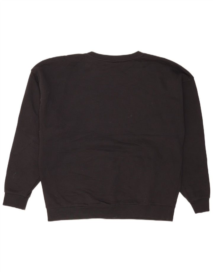 Nike Herren-Sweatshirt mit lockerer Passform, Größe S, schwarze Baumwolle
