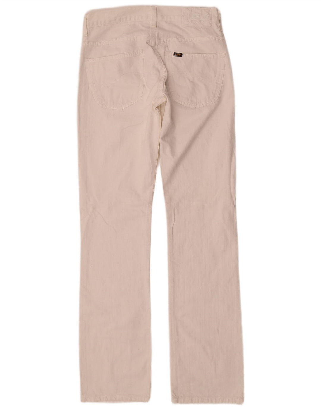 Lee Herren Knox Straight Jeans W30 L34 Weiße Baumwolle