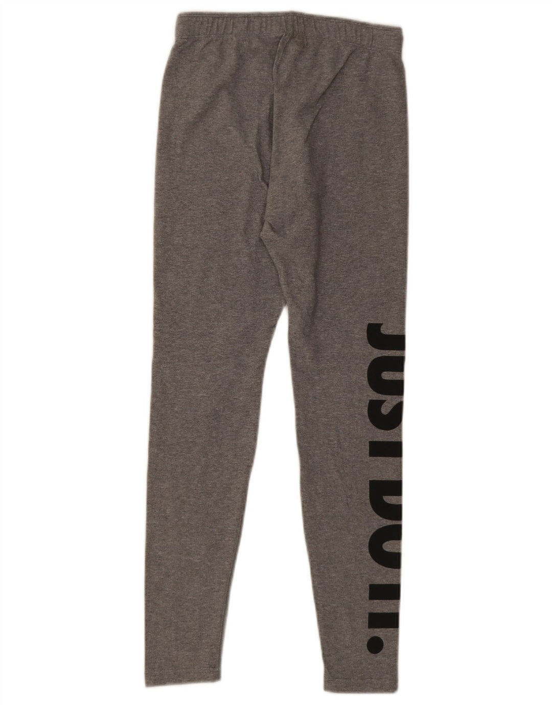 Nike Womens Graphic Leggings UK 10 Small Graue Baumwolle