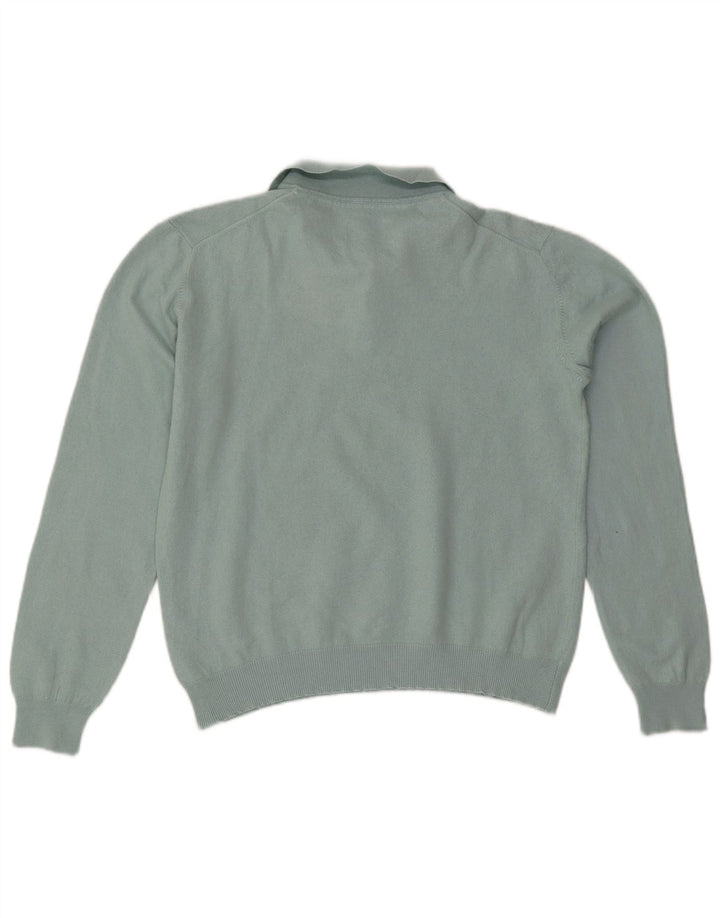 JACK WILLS Herren-Pullover mit Rollkragen, groß, aus blauer Baumwolle