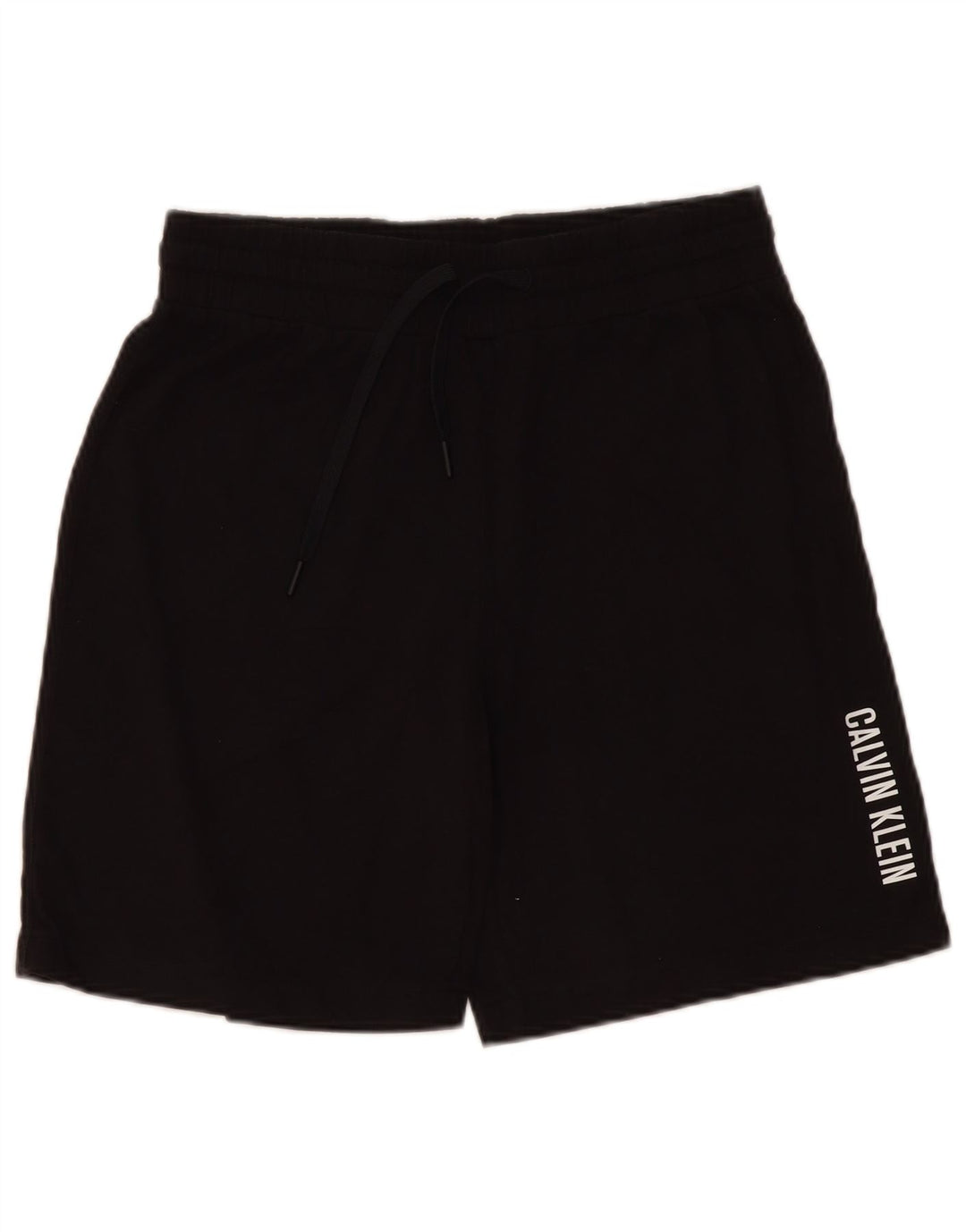 Calvin Klein Herren Badeshorts mit Grafik, Mittelschwarz, Baumwolle