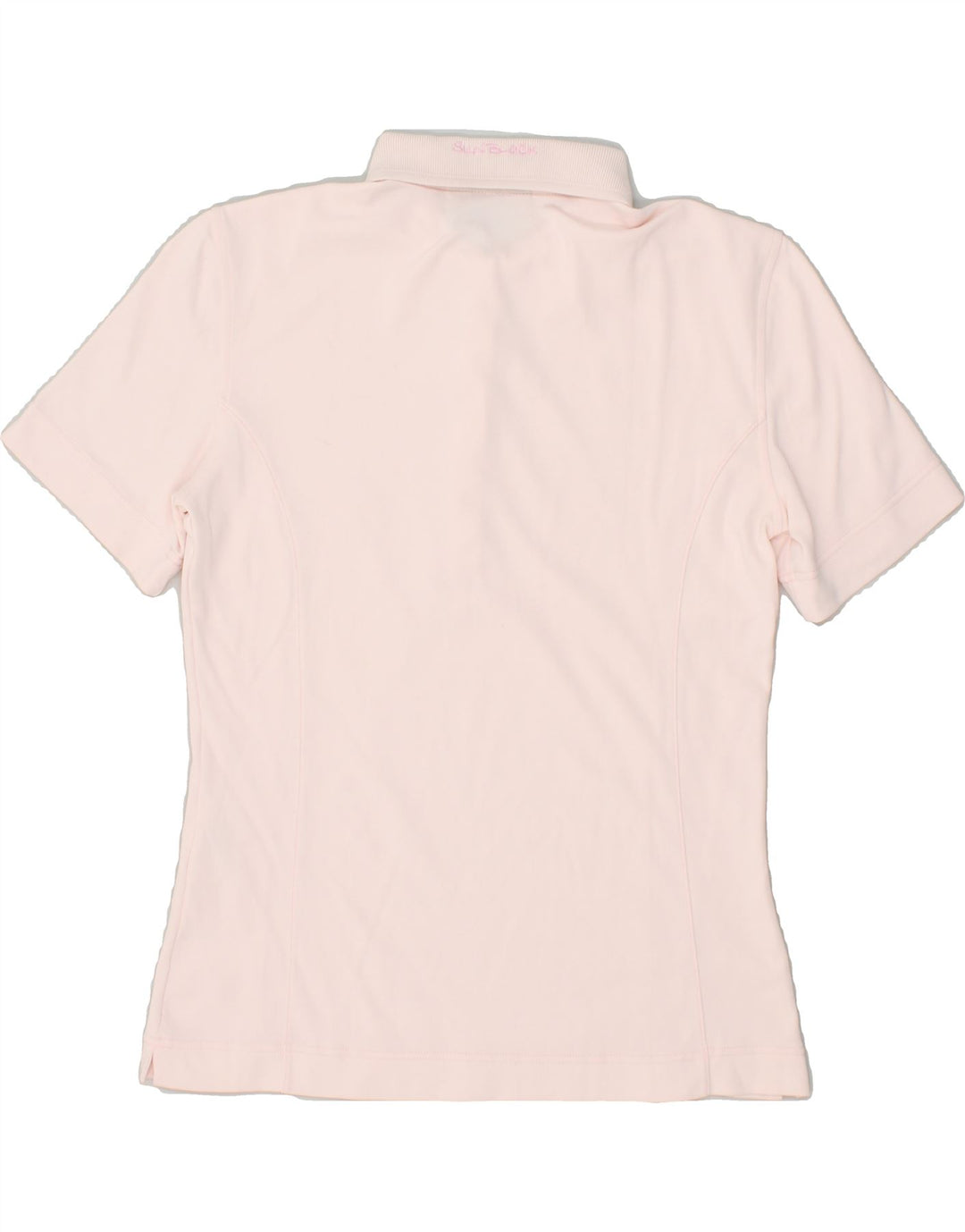 CHERVO Womens Polo Shirt IT 40 Small Pink Polyamide | Vintage Chervo | Thrift | Second-Hand Chervo | Used Clothing | Messina Hembry 