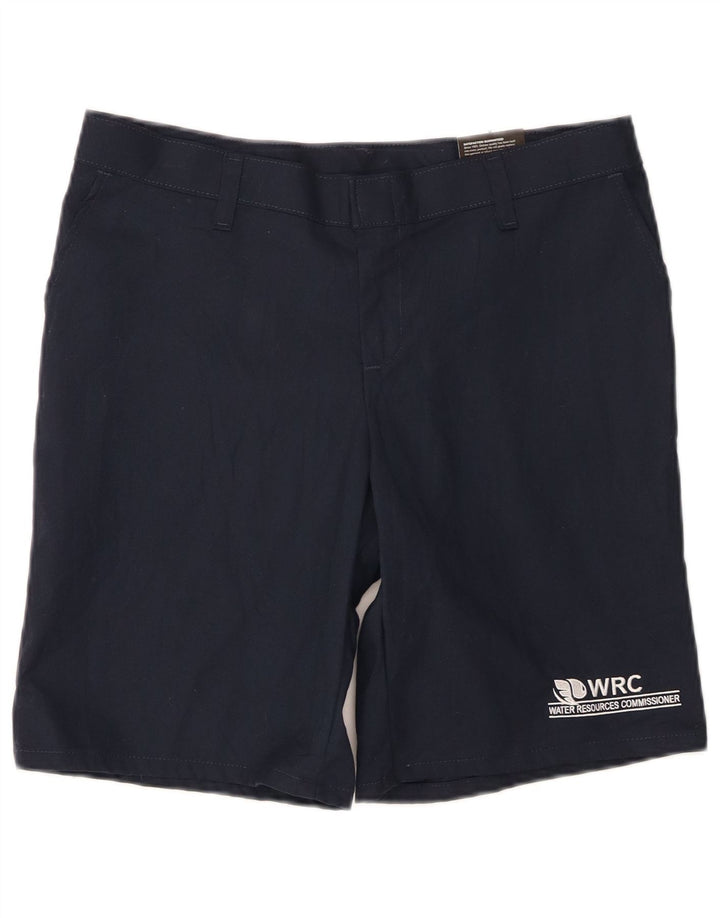 Dickies Damen Graphic Chino Shorts US 8 Medium W30 Marineblau Polyester