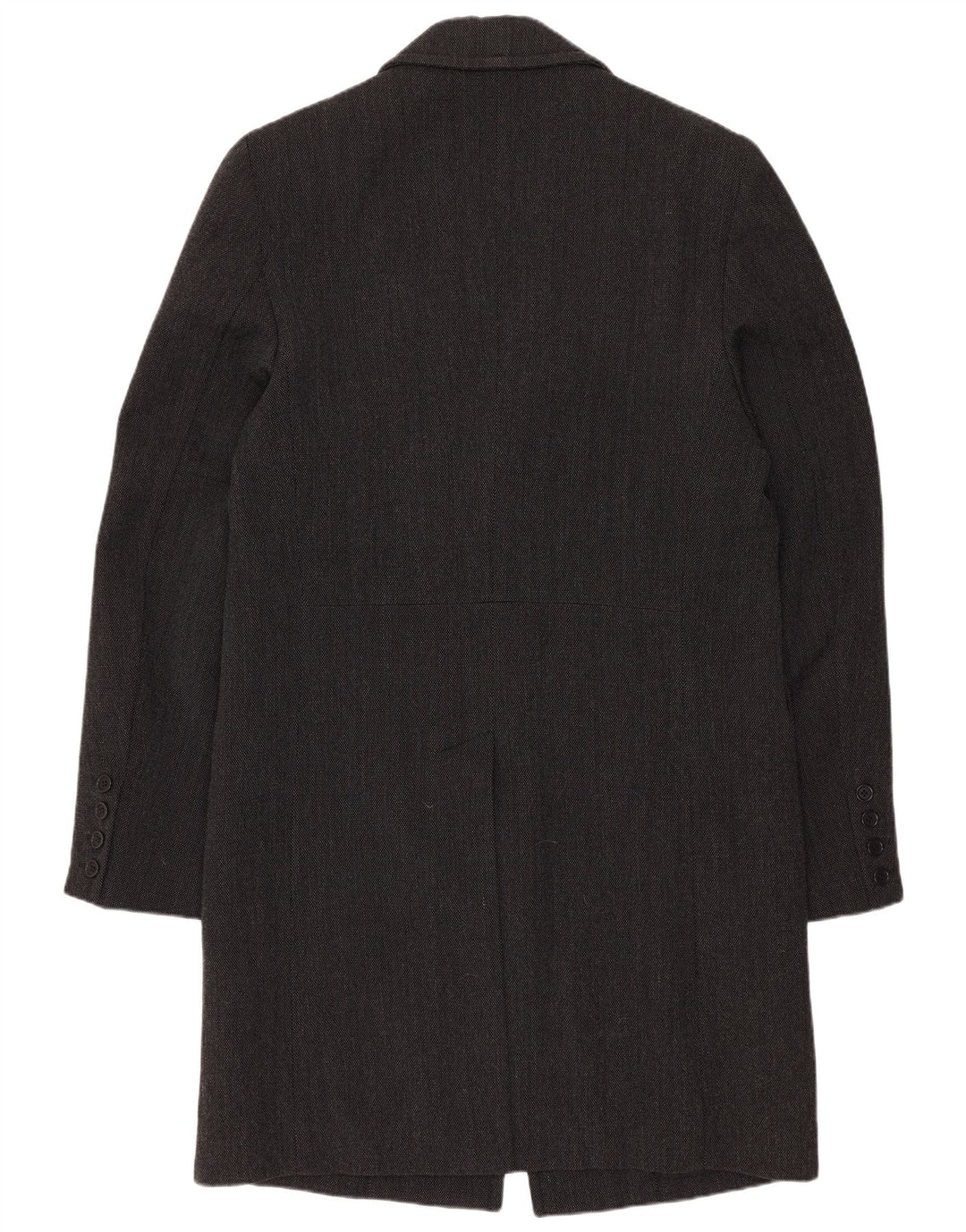 Vintage Herrenmantel IT 46 Kleine graue Baumwolle