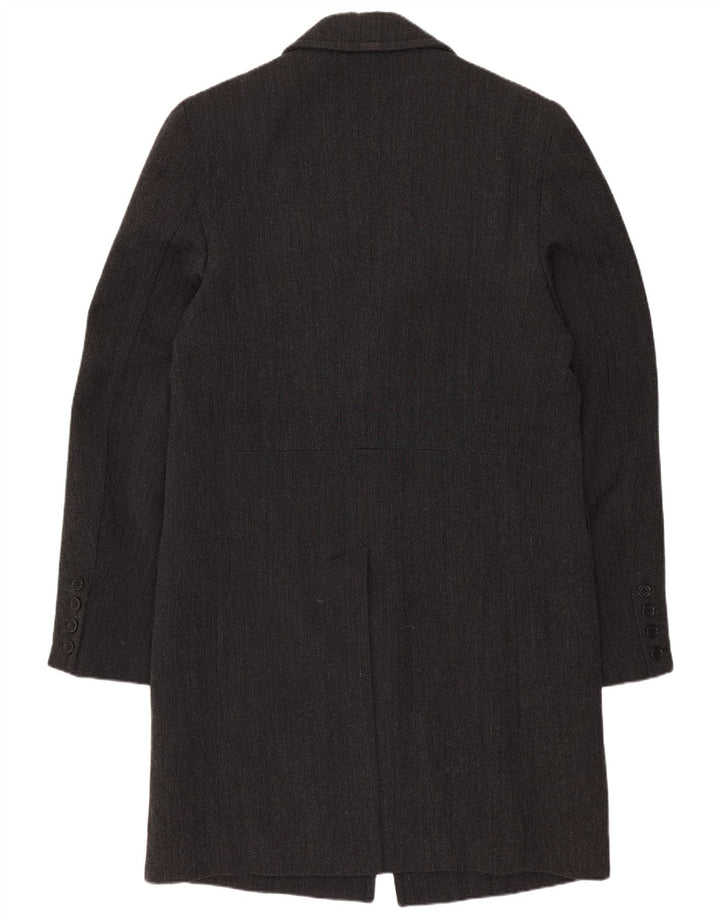 Vintage Herrenmantel IT 46 Kleine graue Baumwolle
