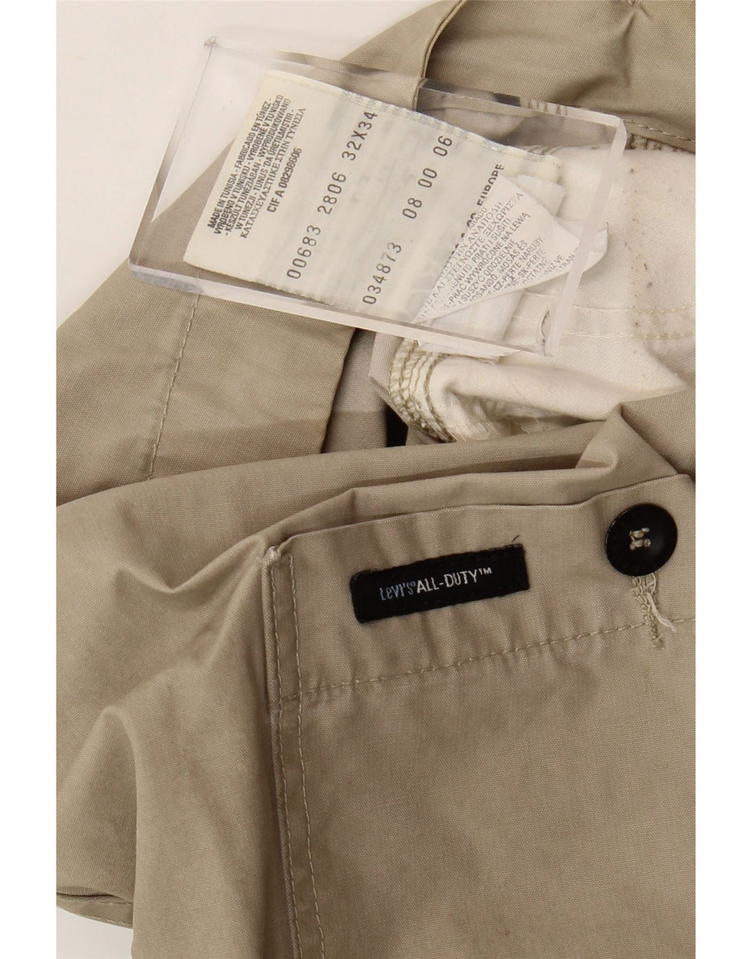 Levi's Herren gerade Cargohose W32 L31 Beige Baumwolle