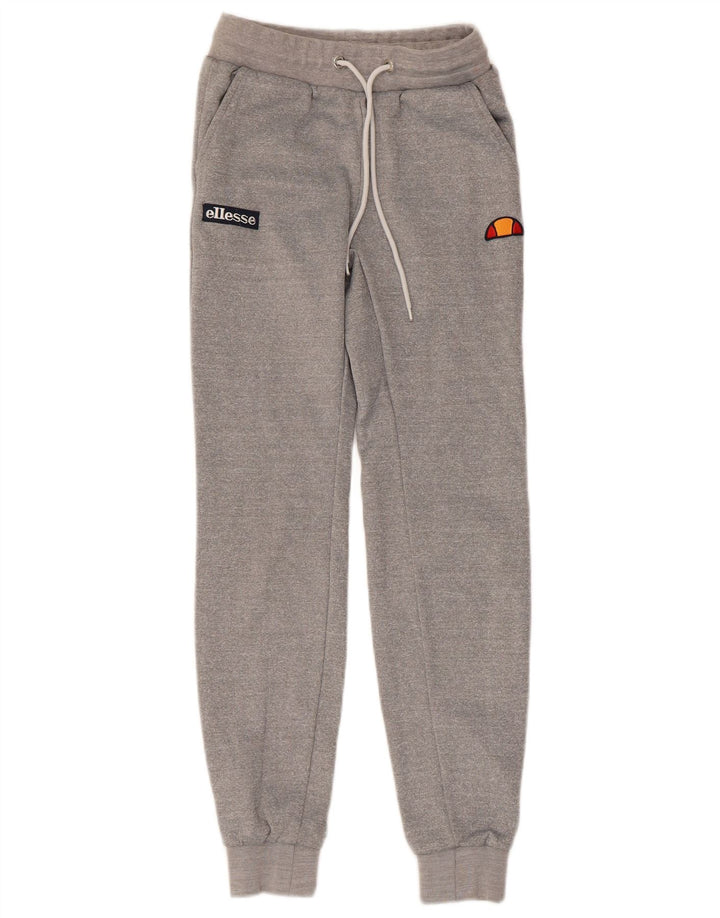 Ellesse Damen Trainingshose Jogger UK 4 XS Grau Polyester