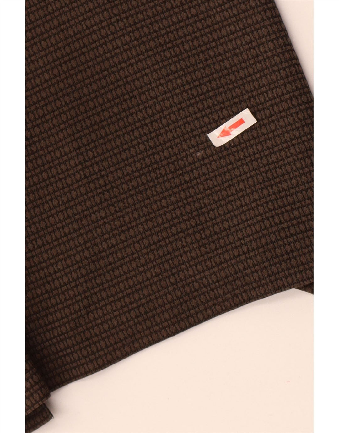 Marks & Spencer Damen-Bleistiftrock W32, groß, braun, geometrisch, Polyester