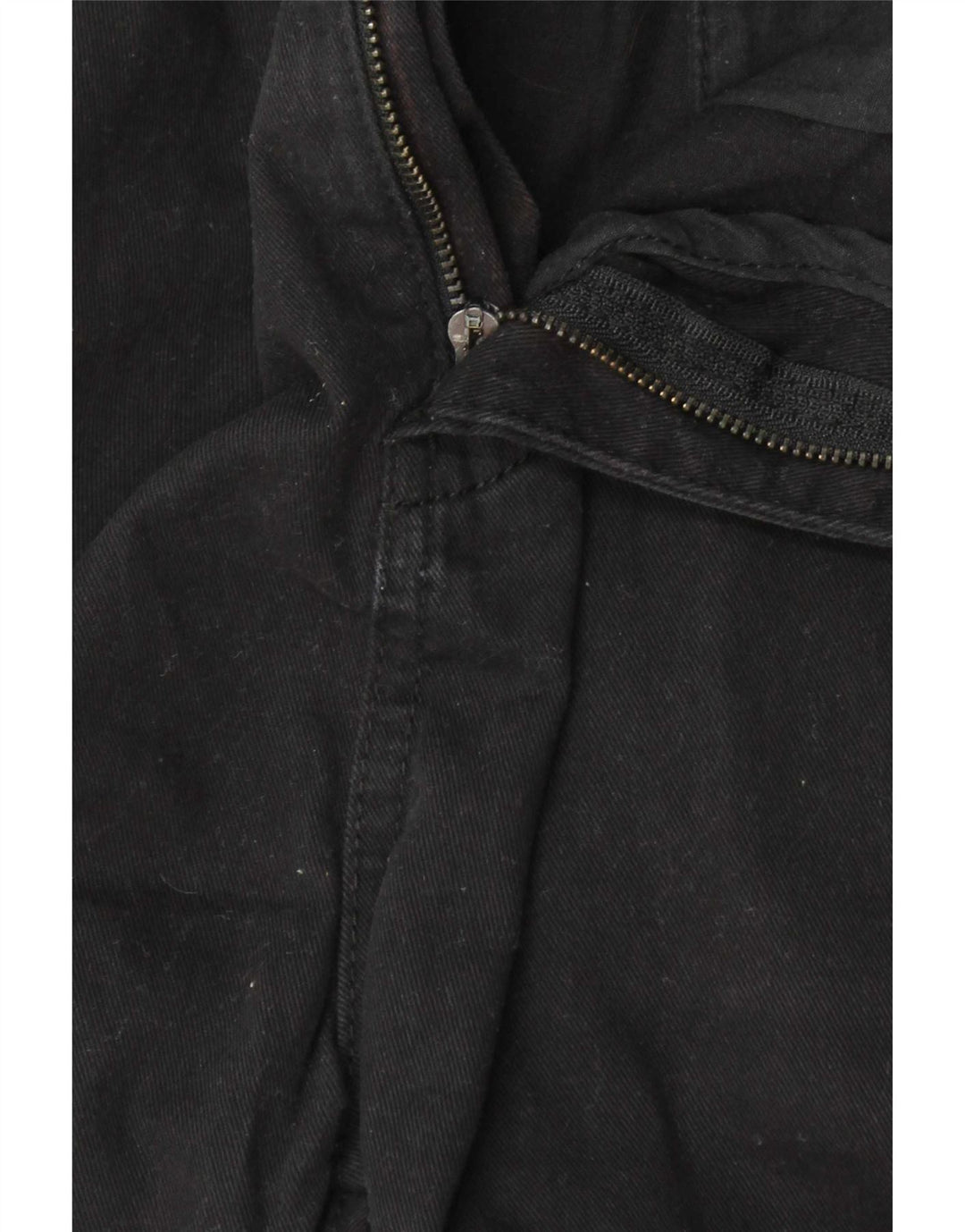 Pierre Cardin Herren-Chinoshorts mit normaler Passform, Größe M, W32, schwarze Baumwolle