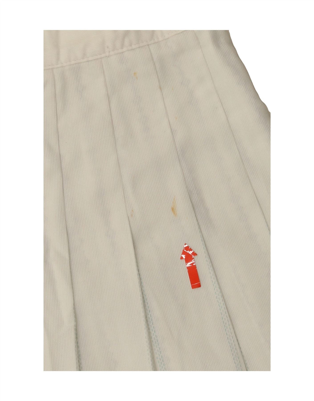 SERGIO TACCHINI Womens Pleated Mini Skirt IT 44 Medium W26  White Vintage Sergio Tacchini and Second-Hand Sergio Tacchini from Messina Hembry 