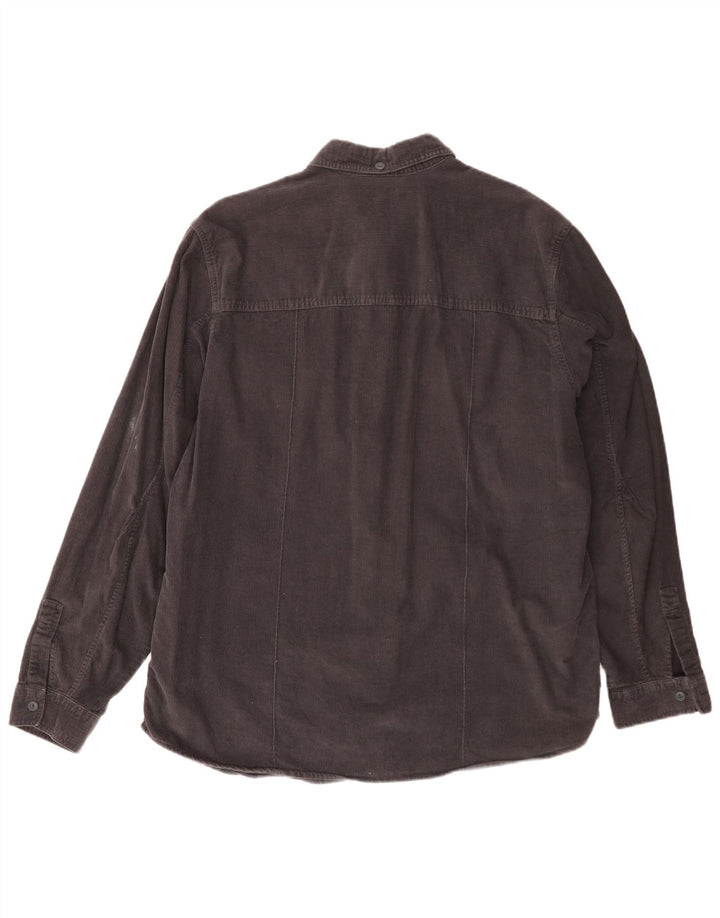 Levi's Herren-Cordhemd XL aus grauer Baumwolle