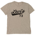 Levi's Herren-T-Shirt mit Grafik, mittelgrau gesprenkelte Baumwolle
