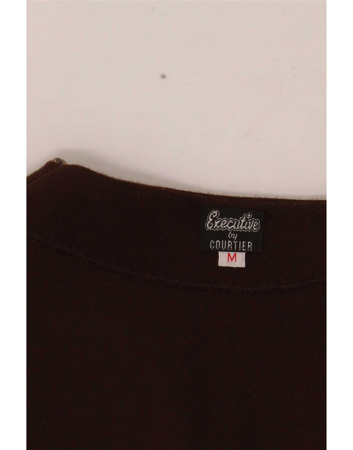 Vintage Herren Weste Mittelbraun