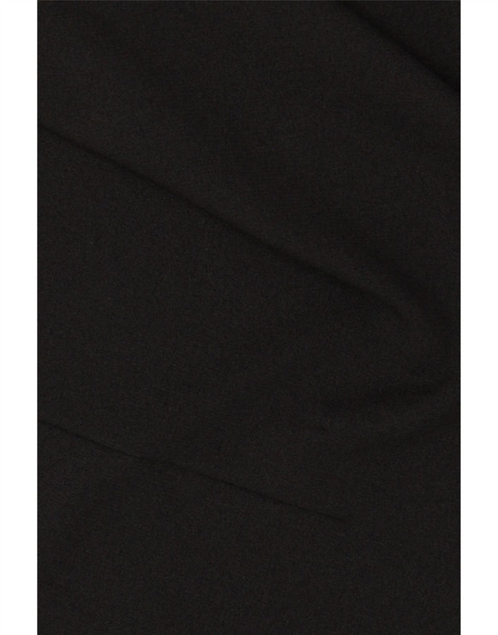 Zara Damen-Chinohose mit weitem Bein, Größe M, W28, L29, Schwarz