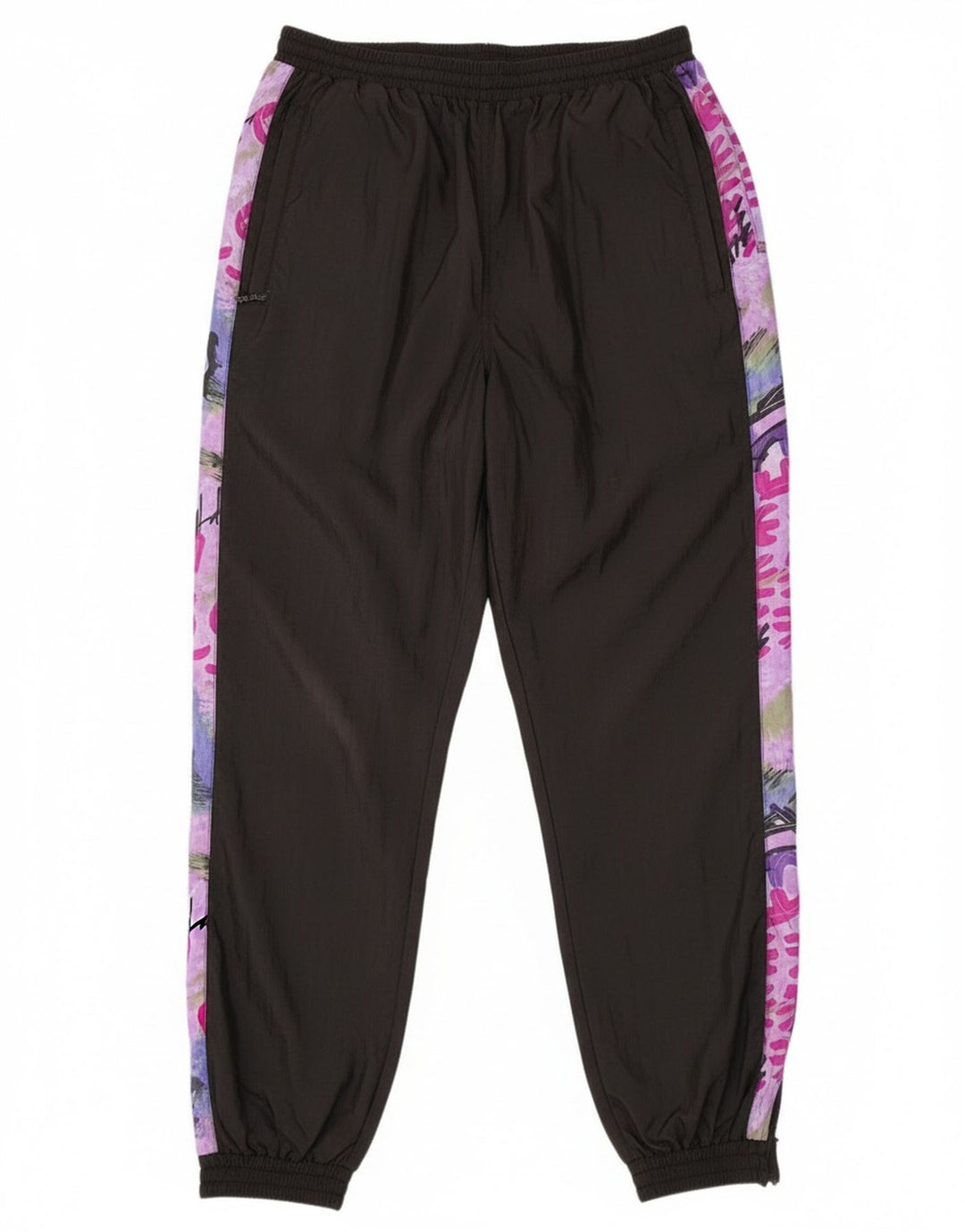 Rodeo Damen-Trainingshose, Jogginghose, IT 46, Größe L, Schwarz, Farbblock