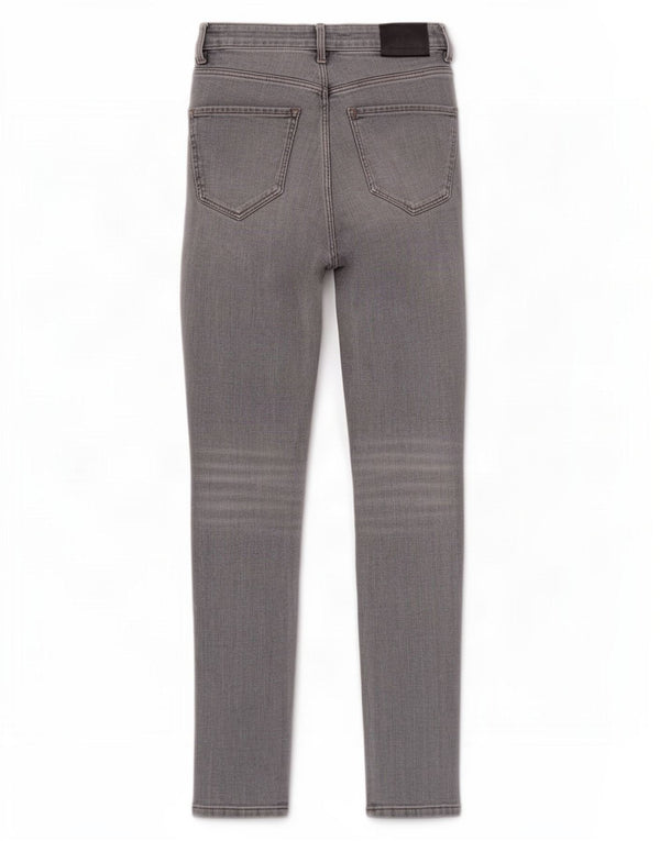 Massimo Dutti Damen Skinny Jeans EU 38 Small W28 L28 Graue Baumwolle