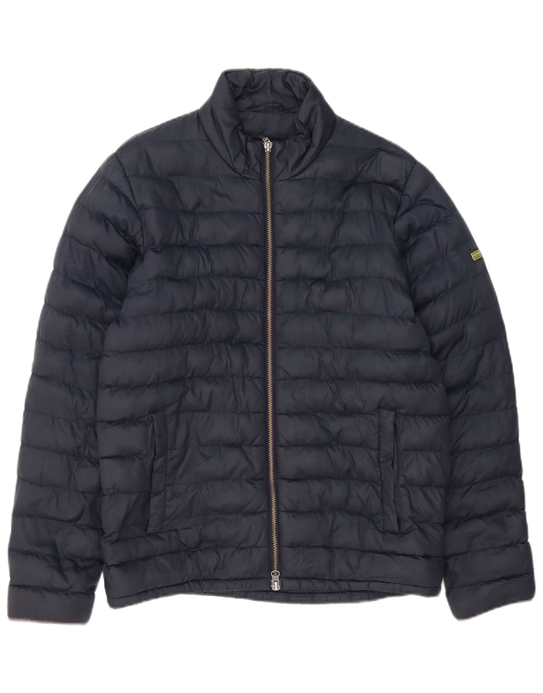 Barbour Herren gepolsterte Jacke UK 36 Small Marineblau Polyester