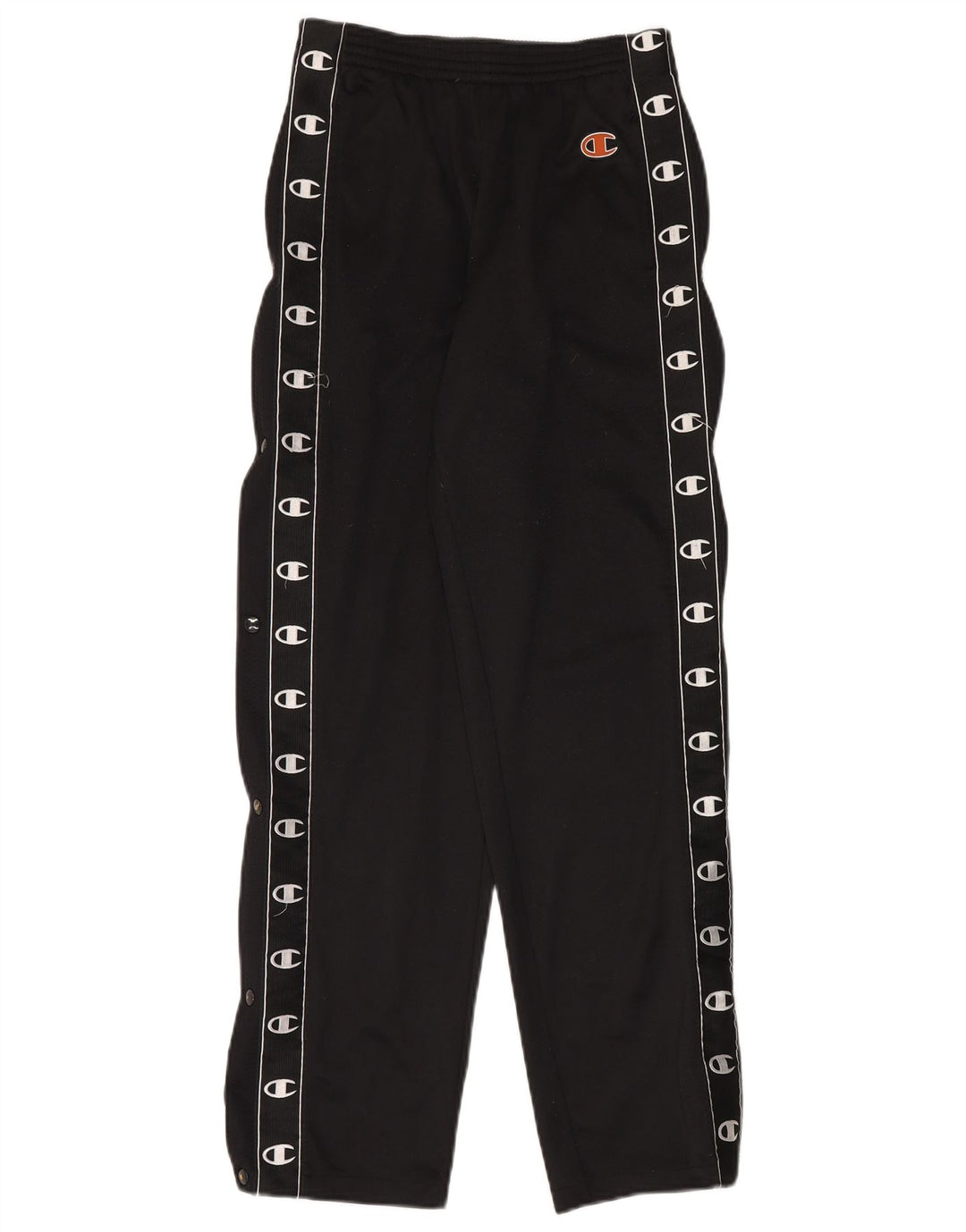 CHAMPION Jungen-Trainingshose mit Grafik, 13–14 Jahre, schwarzes Polyester