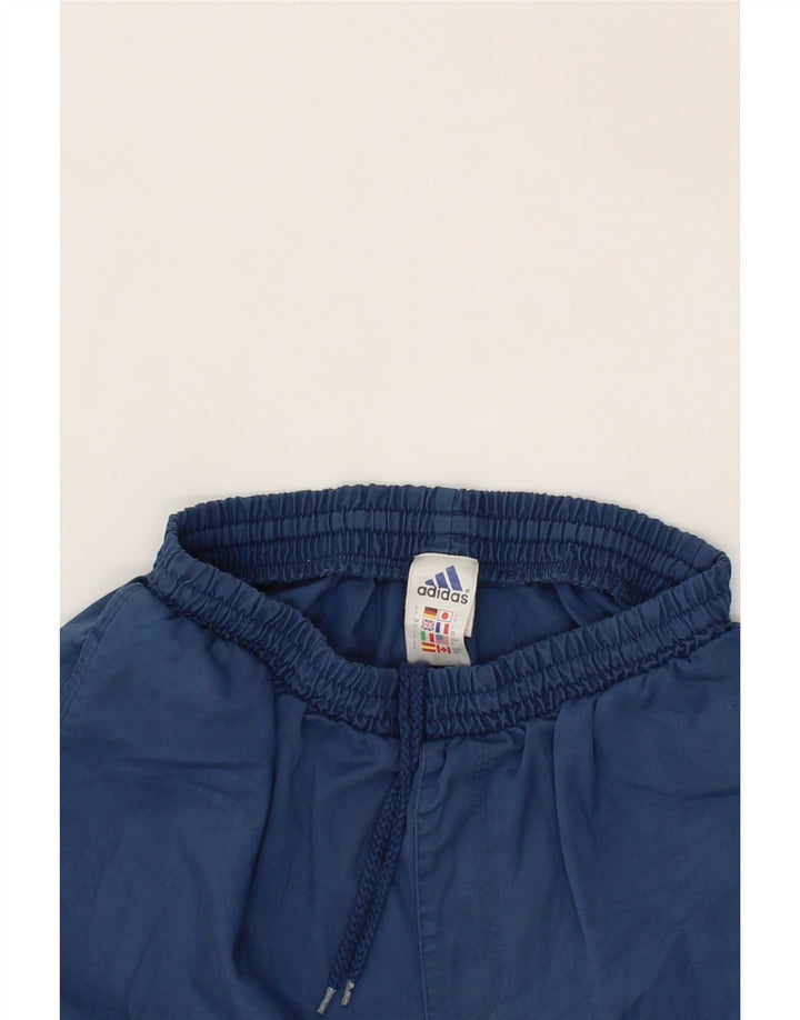 ADIDAS Mens Sport Shorts Small  Blue Polyester Vintage Adidas and Second-Hand Adidas from Messina Hembry 