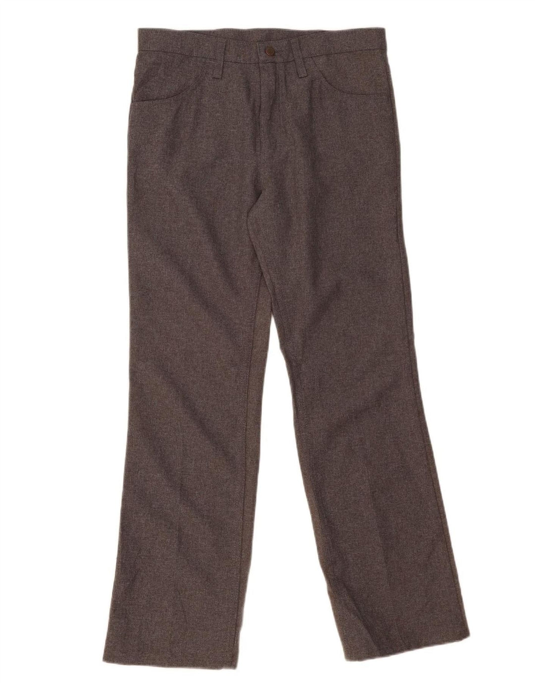 WRANGLER Gerade Damen-Freizeithose W33 L30 Graues Polyester