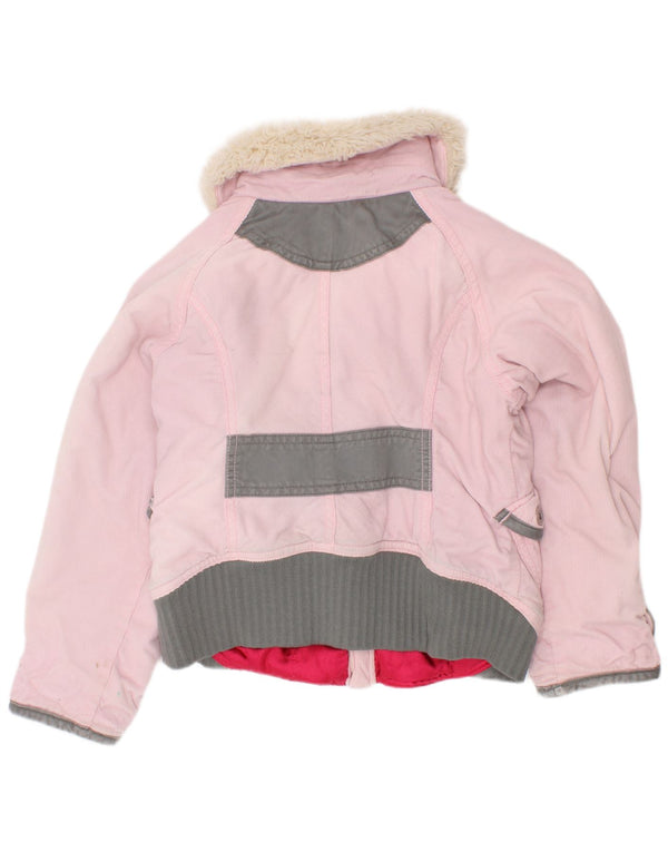 Diesel Mädchen-Cordjacke, 4–5 Jahre, rosa Baumwolle
