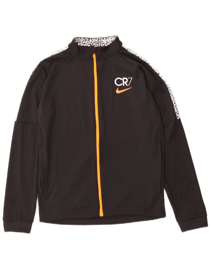 Nike Jungen Cristiano Ronaldo Trainingsanzug Top Jacke 12–13 Jahre groß schwarz