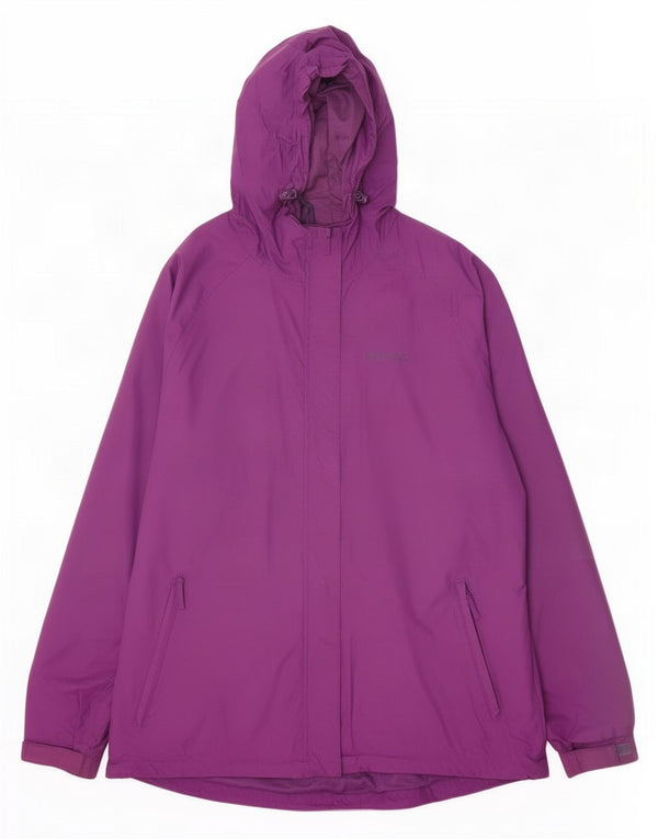 Mountain Warehouse Damen-Regenjacke mit Kapuze, UK 22 3XL, lila Nylon