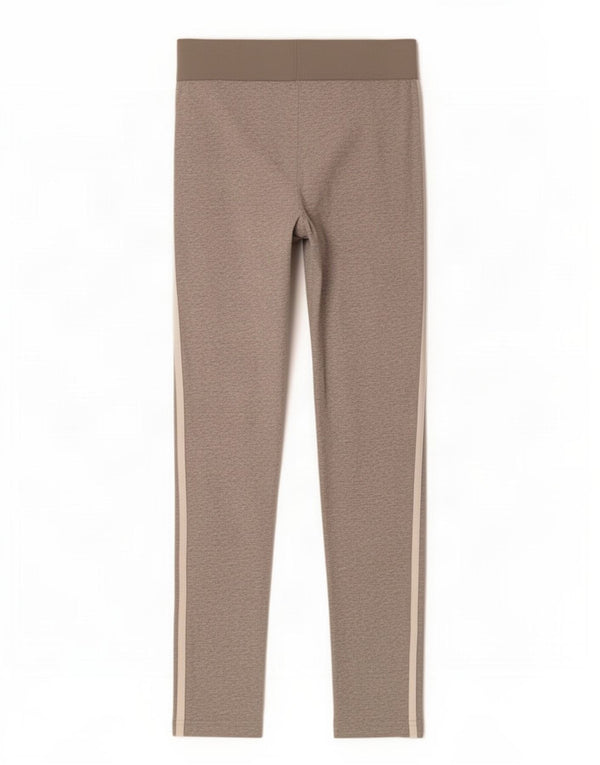 Adidas Damen Leggings UK 8/10 Small Graue Baumwolle