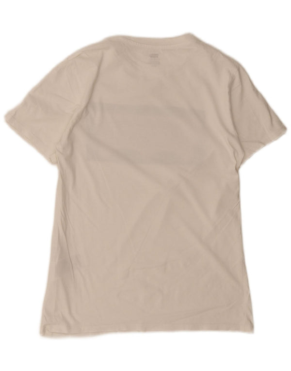 Levi's Herren-T-Shirt mit Grafik, Größe S, weiße Baumwolle