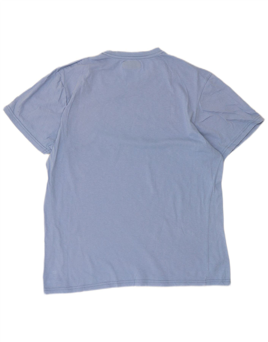 Kappa Damen Grafik-T-Shirt-Oberteil UK 14 Mittelblau