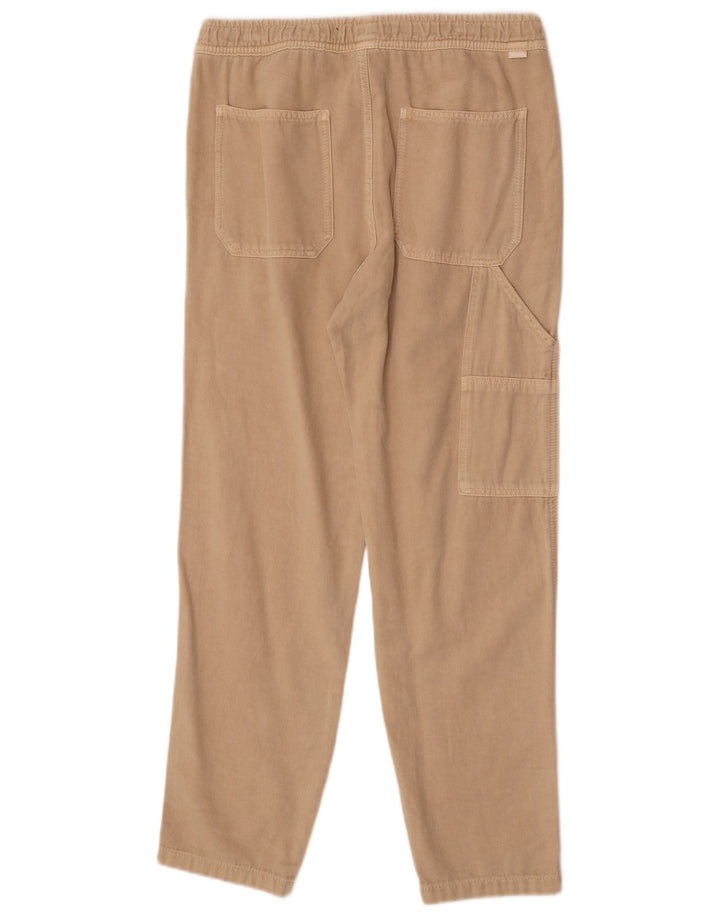 Gerade Cargohose für Herren von Zara, Größe M, W31, L30, Beige, Baumwolle