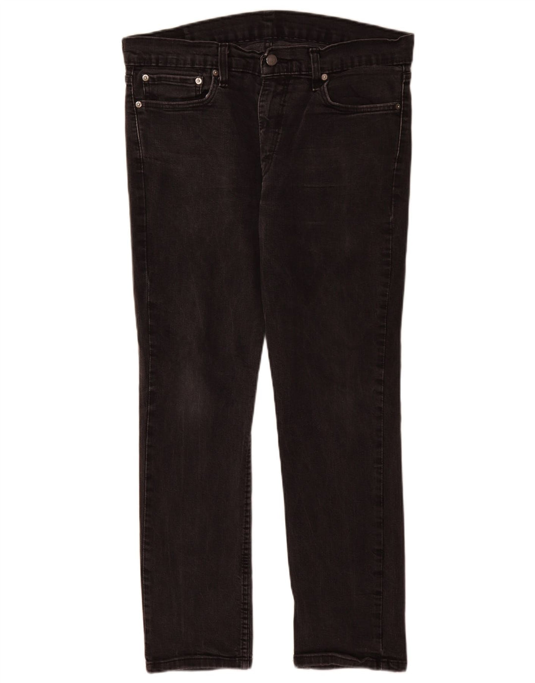 Levi's Herren 511 Slim Jeans W36 L30 schwarze Baumwolle