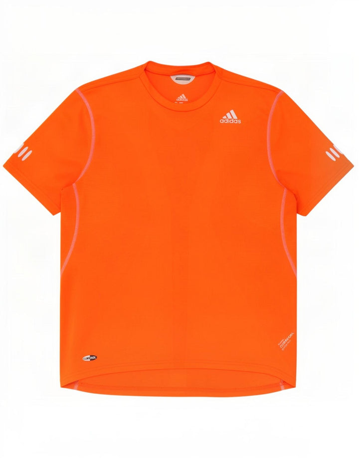 Adidas Herren Climacool T-Shirt Top Mittelorange Polyester