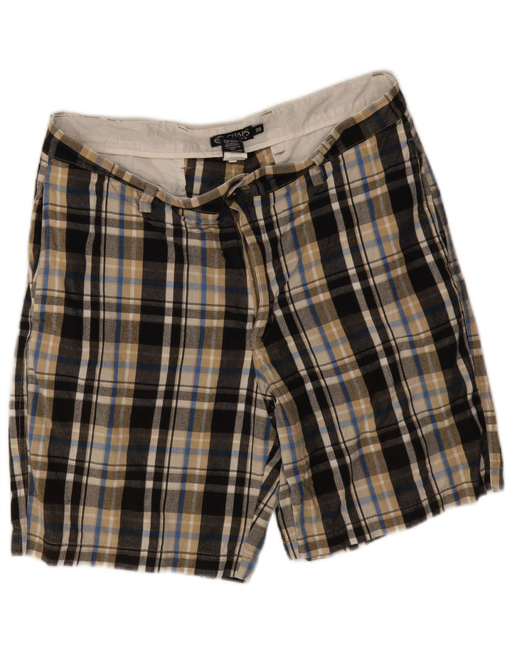 Chaps Herren-Chinoshorts W36, groß, mehrfarbig, kariert, Baumwolle