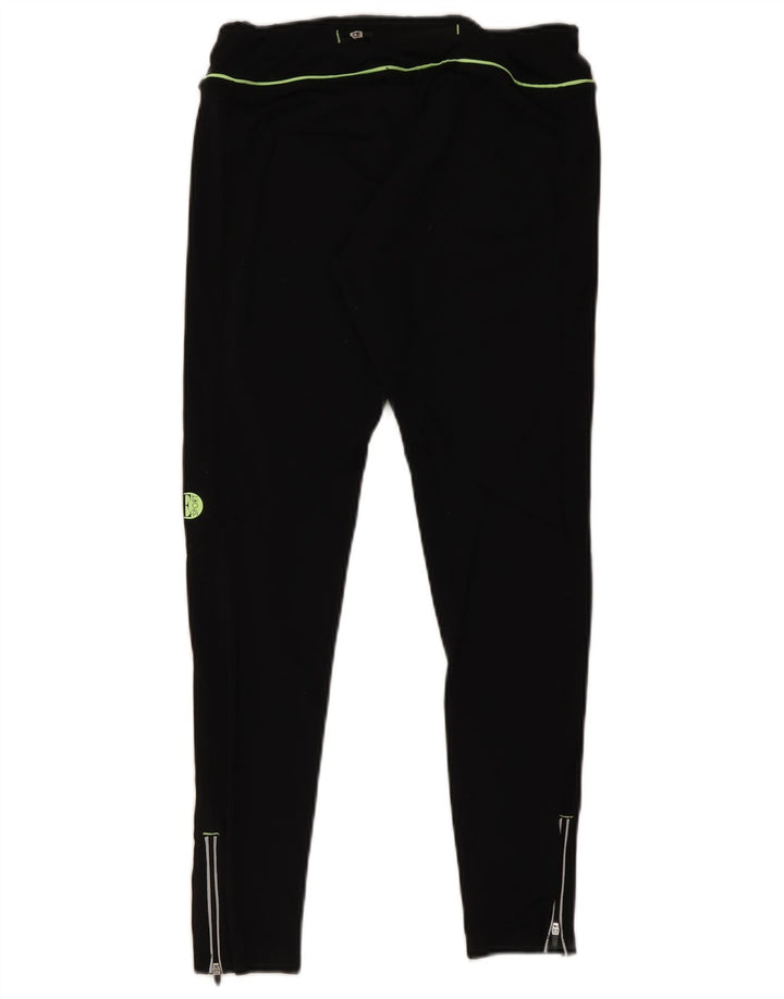 Elle Sport Womens Graphic Leggings UK 14 Mittelschwarzes Polyester